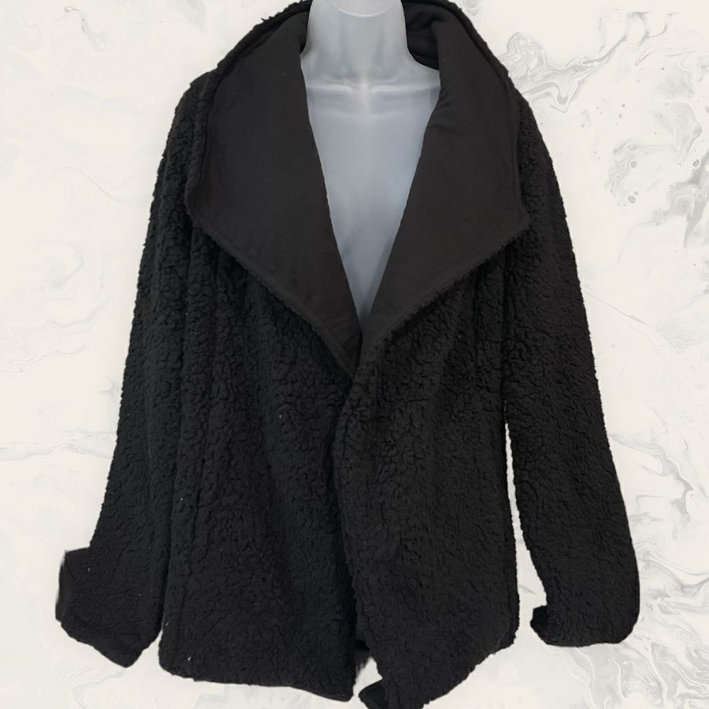 NWOT Marc New York Performance Black Sherpa Jacket Size XL